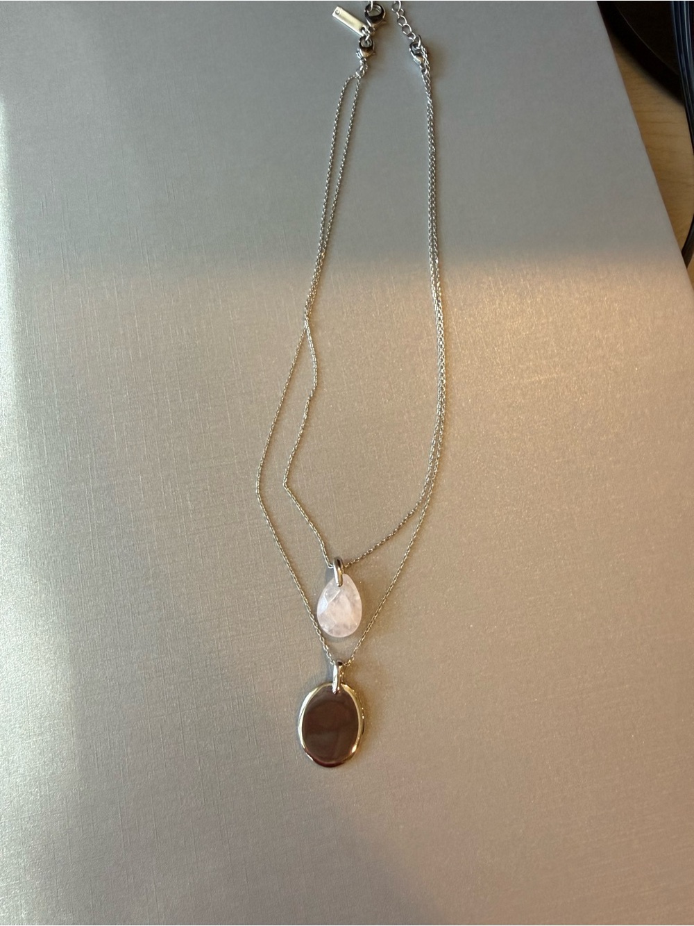 White House Black Market Multi Strand Pendant Necklace